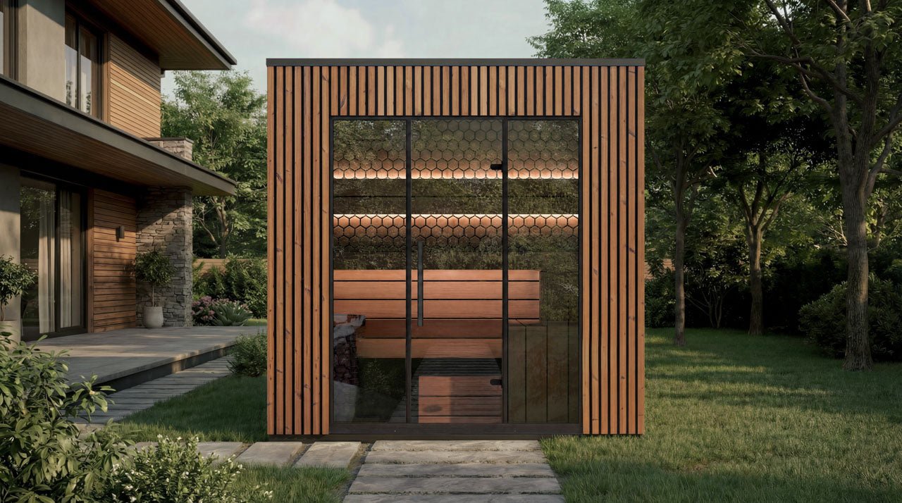 Leil® Viva 250 4-5 Person Outdoor Sauna - Heracles Wellness