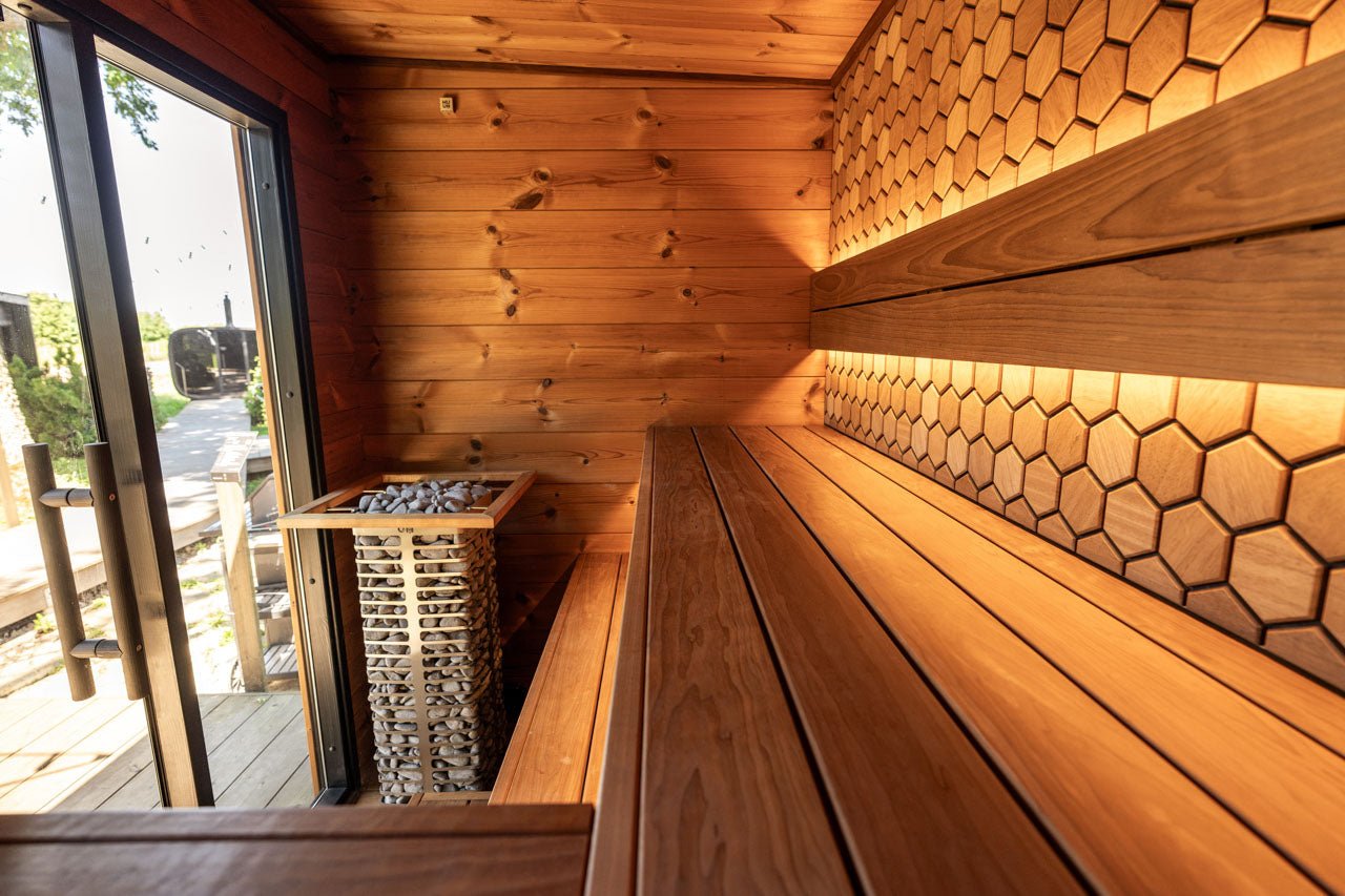 Leil® Viva 250 4-5 Person Outdoor Sauna - Heracles Wellness