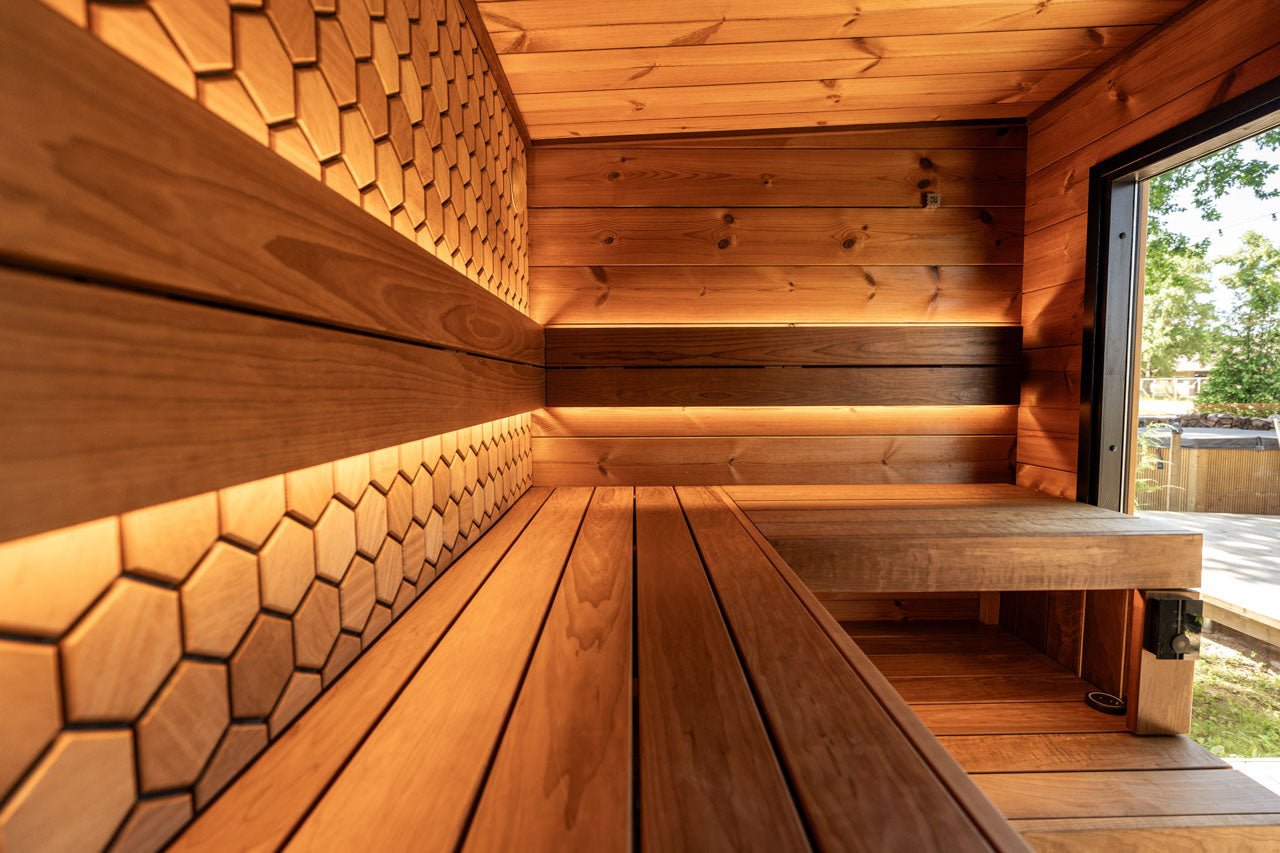 Leil® Viva 250 4-5 Person Outdoor Sauna - Heracles Wellness