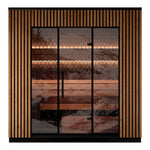 Leil® Viva 250 4 - 5 Person Outdoor Sauna - Heracles Wellness