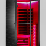 Noir Infrared Sauna with Red Light Therapy 1 - 2 Person - Heracles Wellness
