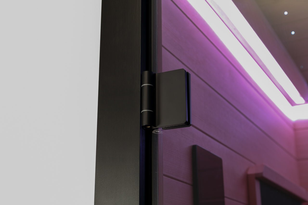 Noir Infrared Sauna with Red Light Therapy 1 - 2 Person - Heracles Wellness