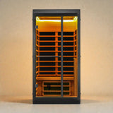 Noir Infrared Sauna with Red Light Therapy 1 - 2 Person - Heracles Wellness