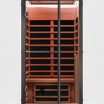 Noir Infrared Sauna with Red Light Therapy 1 - 2 Person - Heracles Wellness