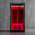 Noir Infrared Sauna with Red Light Therapy 1 - 2 Person - Heracles Wellness