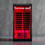 Noir Infrared Sauna with Red Light Therapy 1 - 2 Person - Heracles Wellness