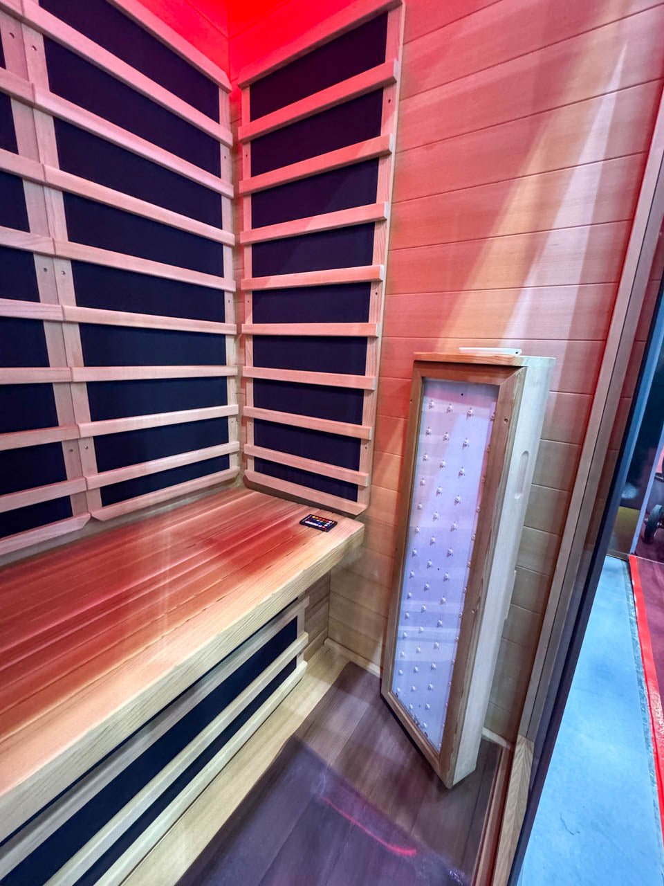 Noir Infrared Sauna with Red Light Therapy 1 - 2 Person - Heracles Wellness