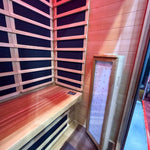 Noir Infrared Sauna with Red Light Therapy 1 - 2 Person - Heracles Wellness