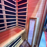 Noir Infrared Sauna with Red Light Therapy 1 - 2 Person - Heracles Wellness