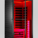 Noir Infrared Sauna with Red Light Therapy 1 - 2 Person - Heracles Wellness