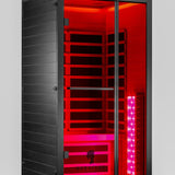 Noir Infrared Sauna with Red Light Therapy 1 - 2 Person - Heracles Wellness