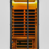 Noir Infrared Sauna with Red Light Therapy 1 - 2 Person - Heracles Wellness