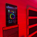Noir Infrared Sauna with Red Light Therapy 1 - 2 Person - Heracles Wellness