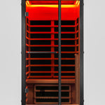 Noir Infrared Sauna with Red Light Therapy 1 - 2 Person - Heracles Wellness