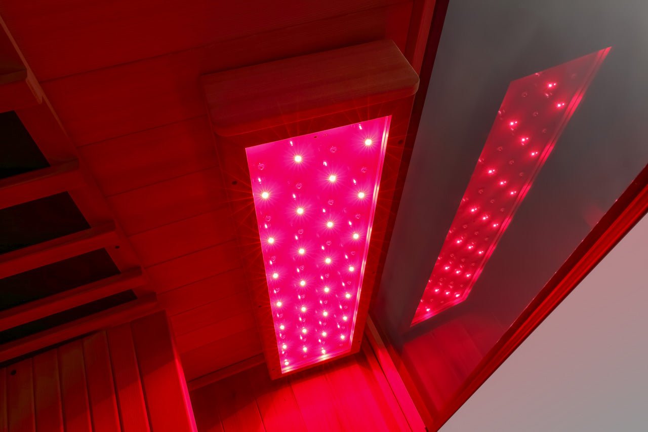 Noir Infrared Sauna with Red Light Therapy 1 - 2 Person - Heracles Wellness