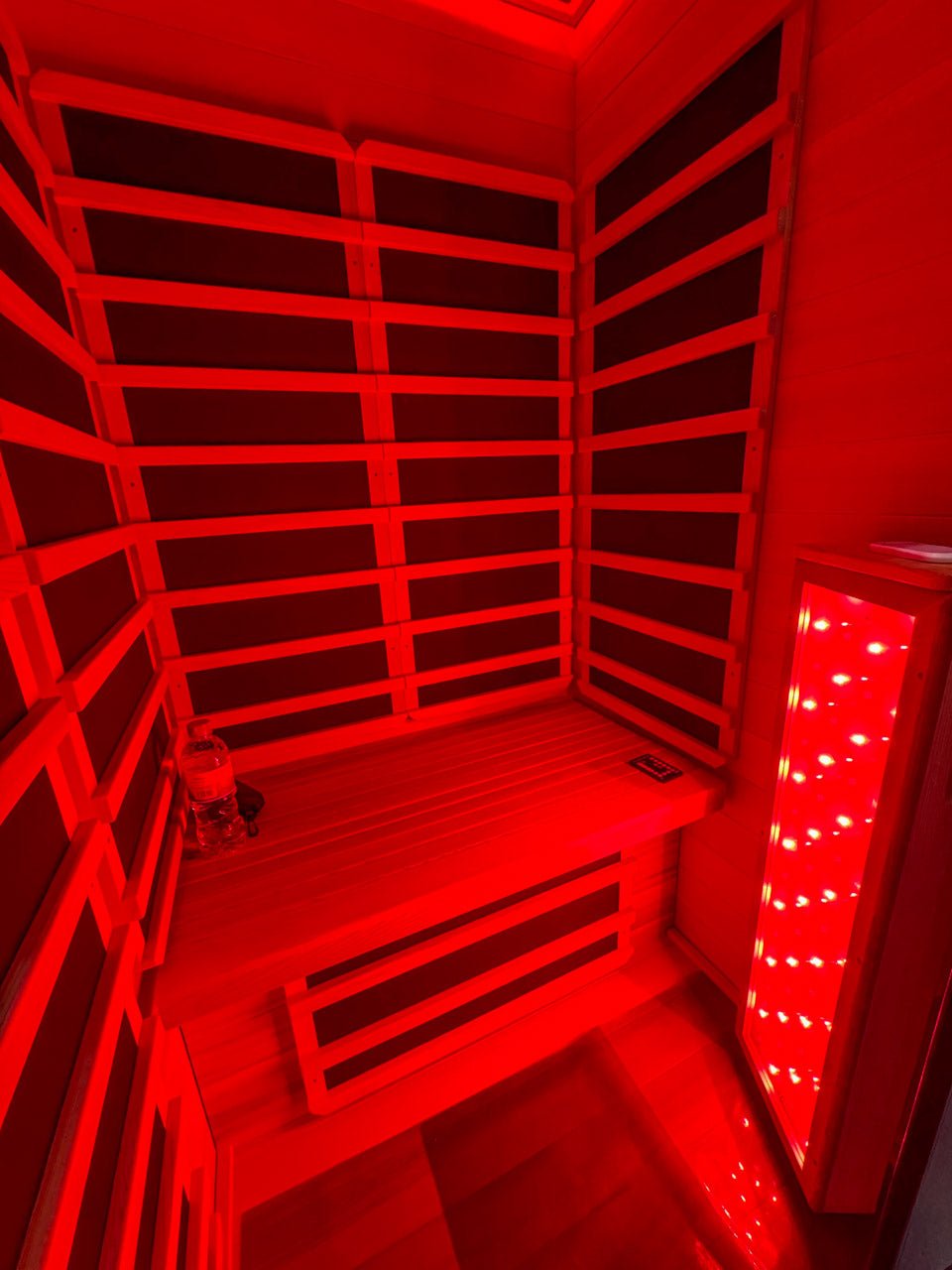 Noir Infrared Sauna with Red Light Therapy 1 - 2 Person - Heracles Wellness