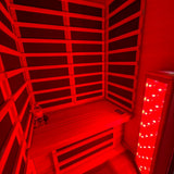 Noir Infrared Sauna with Red Light Therapy 1 - 2 Person - Heracles Wellness