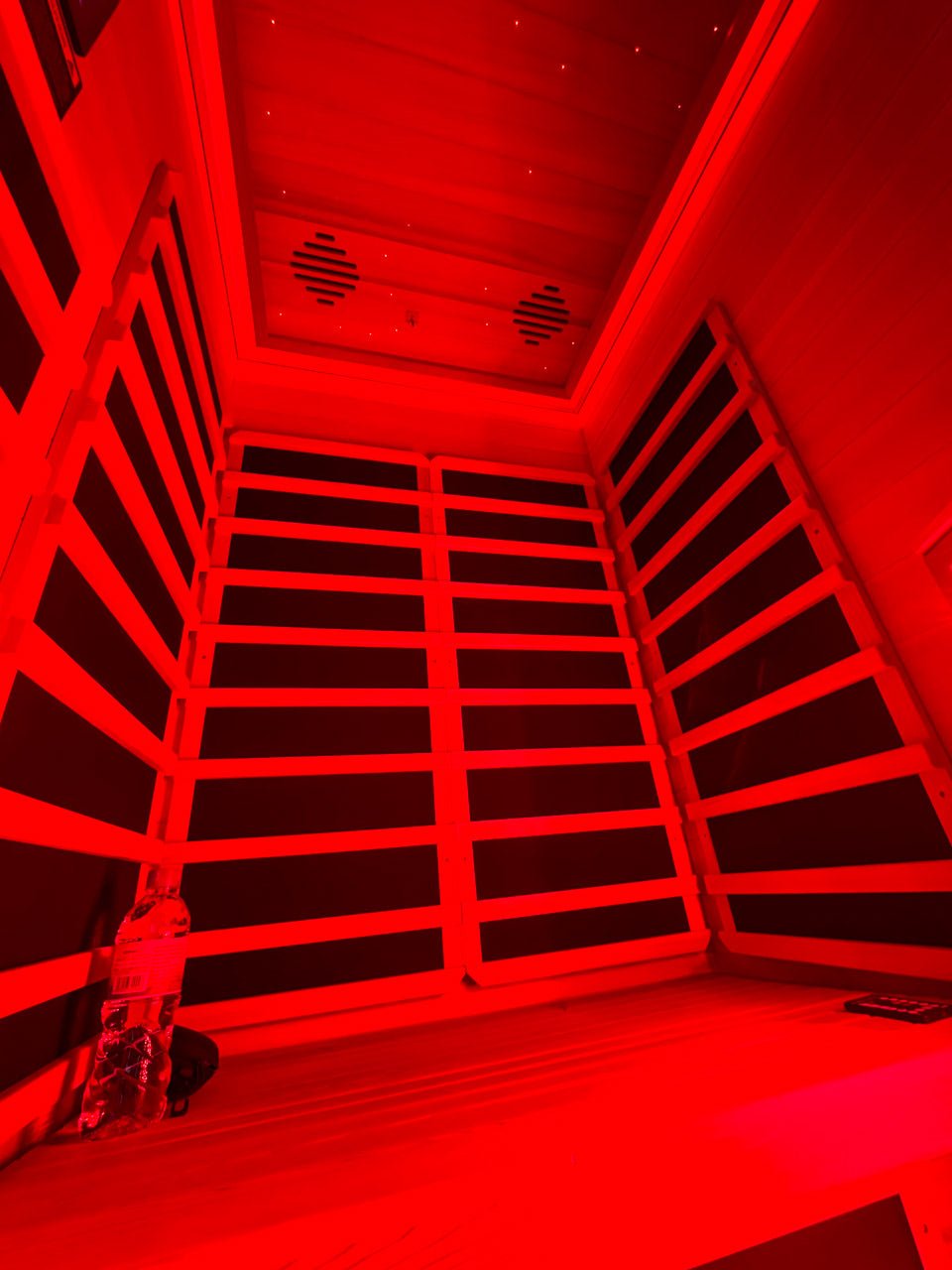 Noir Infrared Sauna with Red Light Therapy 1 - 2 Person - Heracles Wellness