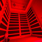 Noir Infrared Sauna with Red Light Therapy 1 - 2 Person - Heracles Wellness