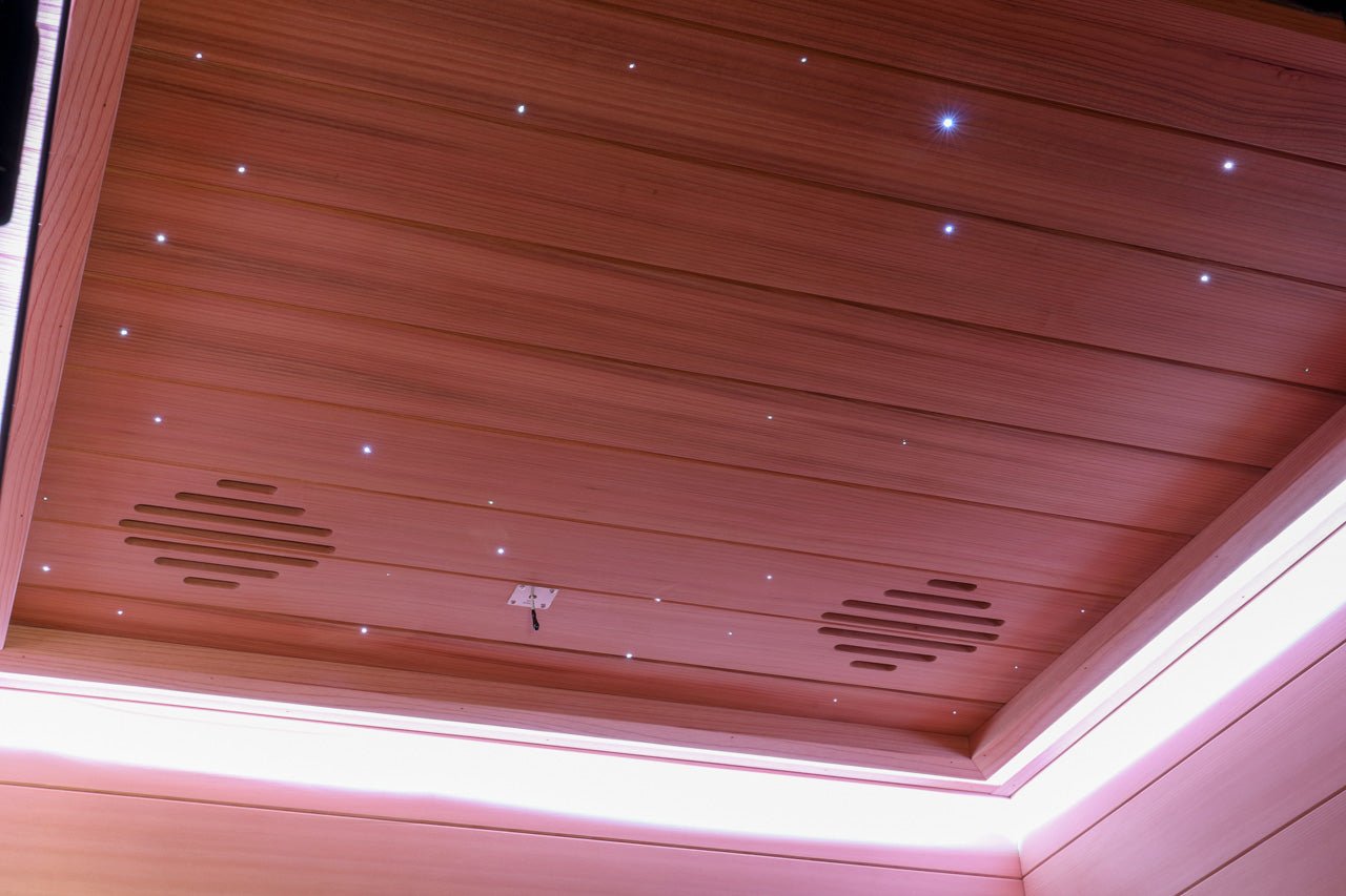 Noir Infrared Sauna with Red Light Therapy 1 - 2 Person - Heracles Wellness