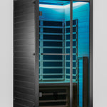Noir Infrared Sauna with Red Light Therapy 1 - 2 Person - Heracles Wellness