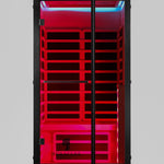Noir Infrared Sauna with Red Light Therapy 1 - 2 Person - Heracles Wellness