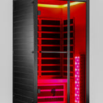 Noir Infrared Sauna with Red Light Therapy 1 - 2 Person - Heracles Wellness
