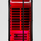 Noir Infrared Sauna with Red Light Therapy 1 - 2 Person - Heracles Wellness