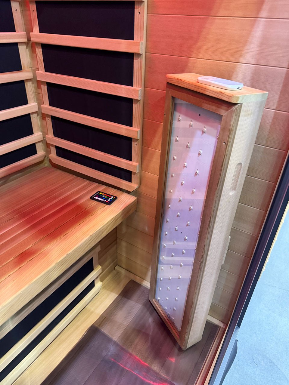 Noir Infrared Sauna with Red Light Therapy 1 - 2 Person - Heracles Wellness