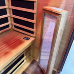 Noir Infrared Sauna with Red Light Therapy 1 - 2 Person - Heracles Wellness