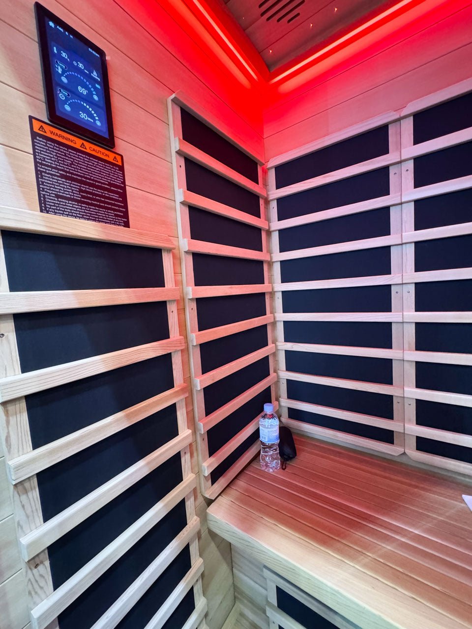 Noir Infrared Sauna with Red Light Therapy 1 - 2 Person - Heracles Wellness