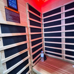 Noir Infrared Sauna with Red Light Therapy 1 - 2 Person - Heracles Wellness