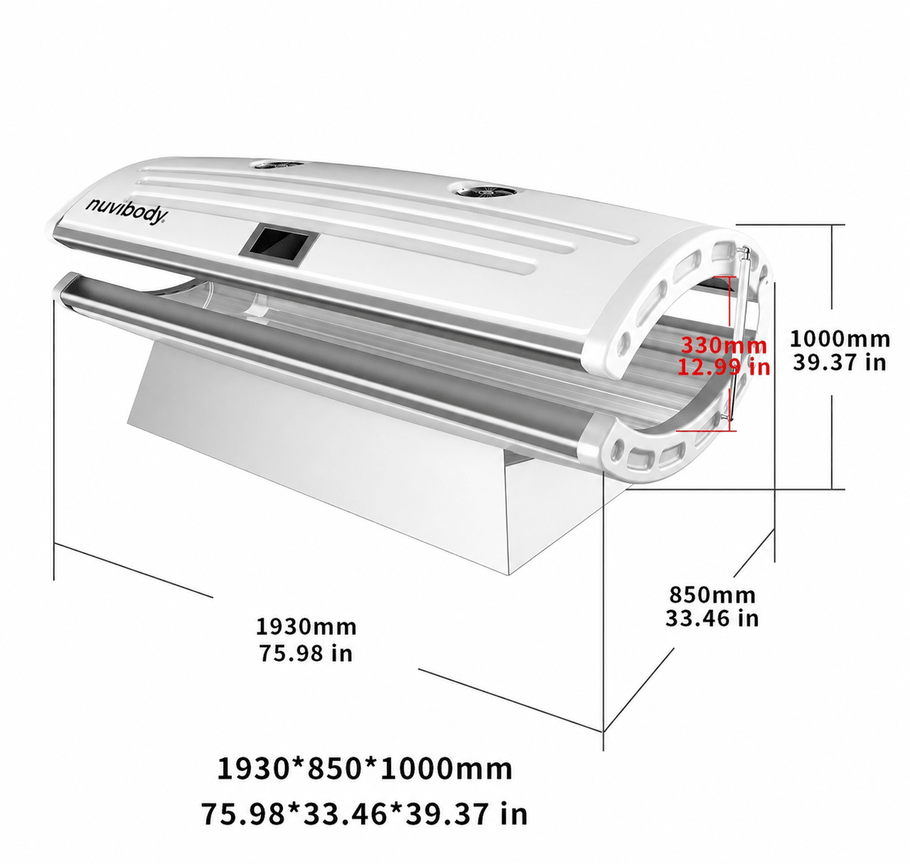 Nuvibody Lite Bed - Heracles Wellness