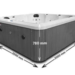 Orca Leisure Heartboro 6 Person Hot Tub - Heracles Wellness