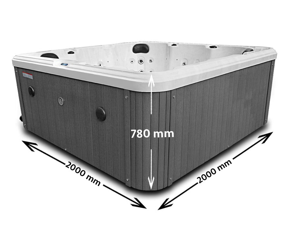 Orca Leisure Heartboro 6 Person Hot Tub - Heracles Wellness