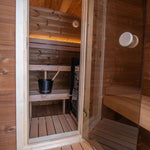 Sauna Sell Dice Dual 4 Person Sauna with Changing Room - Heracles Wellness