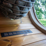 Saunasell Black Cube Premium 4 Person Outdoor Sauna Kit - Heracles Wellness