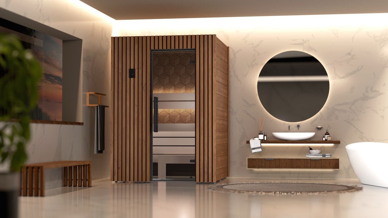 Saunasell Como 2 Person Indoor Sauna - Heracles Wellness