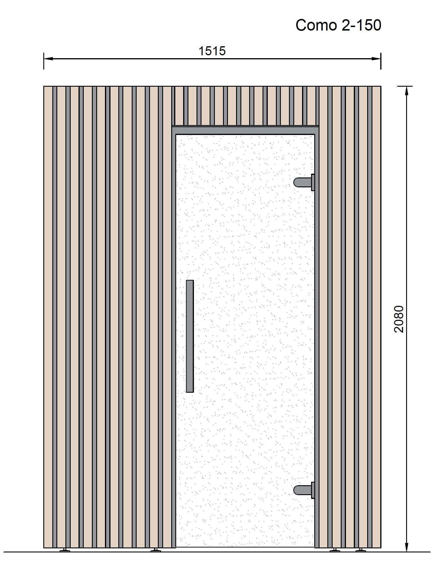 Saunasell Como 2 Person Indoor Sauna - Heracles Wellness