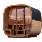 Saunasell Dice Comfy 4 to 5 Person Outdoor Sauna - Heracles Wellness