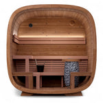 Saunasell Dice Comfy 4 to 5 Person Outdoor Sauna - Heracles Wellness