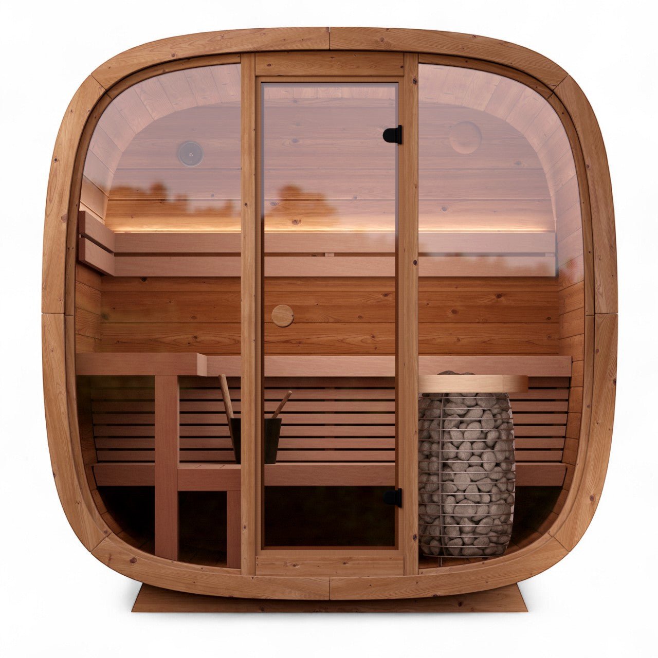 Saunasell Dice Pocket 4 Person Outdoor Sauna - Heracles Wellness