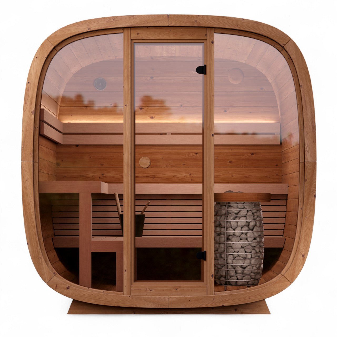 Saunasell Dice Solo 5 Person Outdoor Sauna - Heracles Wellness