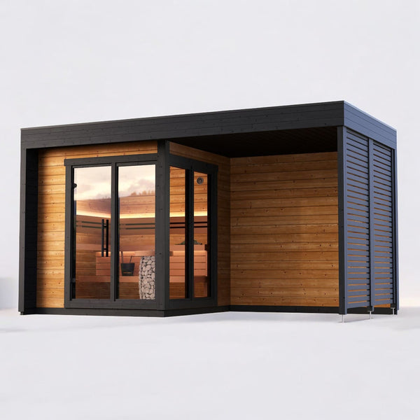 Leil® Patio S Plus 4 Person Outdoor Sauna