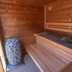 Saunasell Patio XS 4 Person Outdoor Sauna - Heracles Wellness