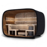 Saunasell Round Cube Relax Outdoor Sauna 6 Person - Heracles Wellness