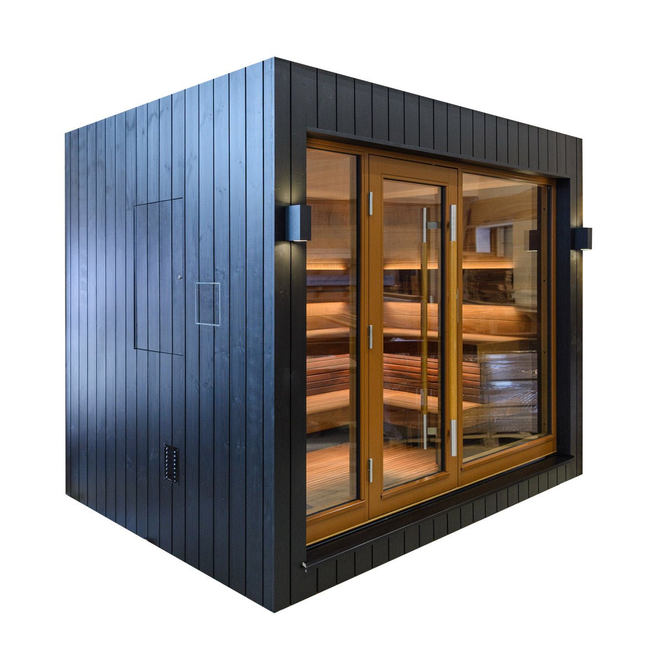 Saunum AirCube One Outdoor Sauna 5 Seater - Heracles Wellness