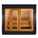 Saunum AirCube One Outdoor Sauna 5 Seater - Heracles Wellness