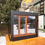 Saunum AirCube One Outdoor Sauna 5 Seater - Heracles Wellness