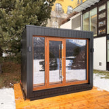 Saunum AirCube One Outdoor Sauna 5 Seater - Heracles Wellness
